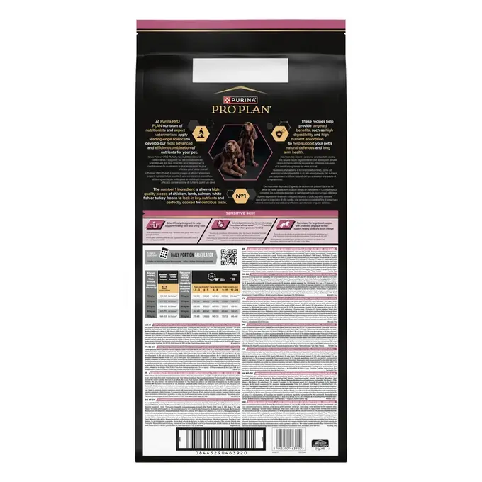 PURINA® PRO PLAN® Large Puppy Athletic Sensitive Skin - Riche en saumon 12KG