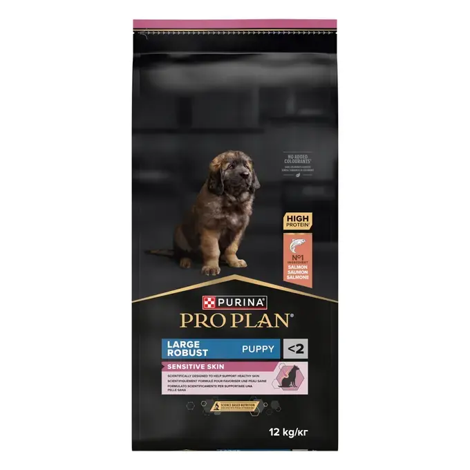 PURINA® PRO PLAN® Large Puppy Robust Sensitive Skin - Riche en saumon 12KG