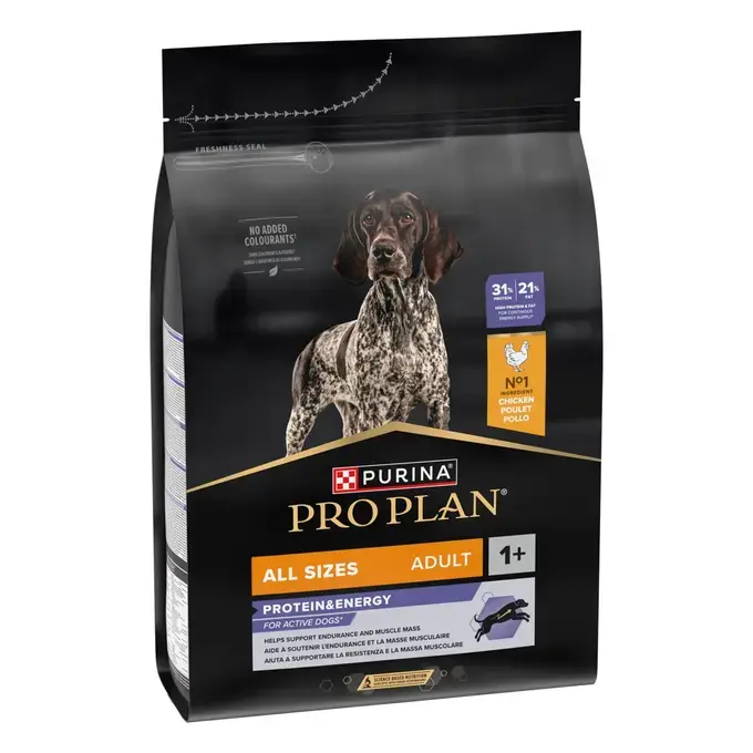 PURINA® PRO PLAN® All Sizes Adult Dog Protein&Energy Riche en Poulet