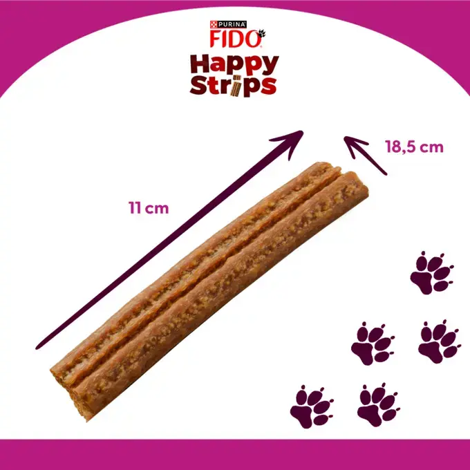 FIDO ® Happy Strips 120g – Friandise pour chien