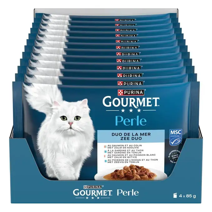 GOURMET® PERLE DUO de la Mer - Sachets pour chat