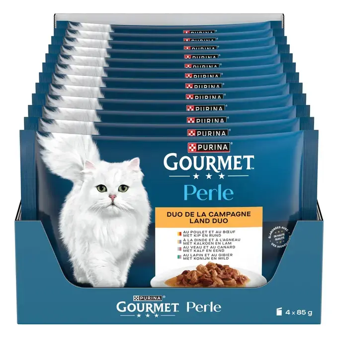 GOURMET® PERLE DUO de la Campagne - Sachets pour chat