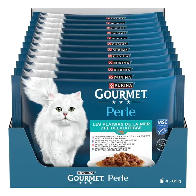 GOURMET® PERLE Les Plaisirs de la Mer - Sachets pour chat