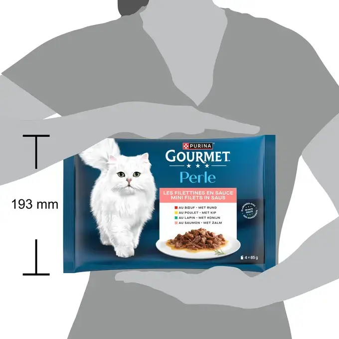 GOURMET® PERLE Les Filettines en Sauce - Sachets pour chat