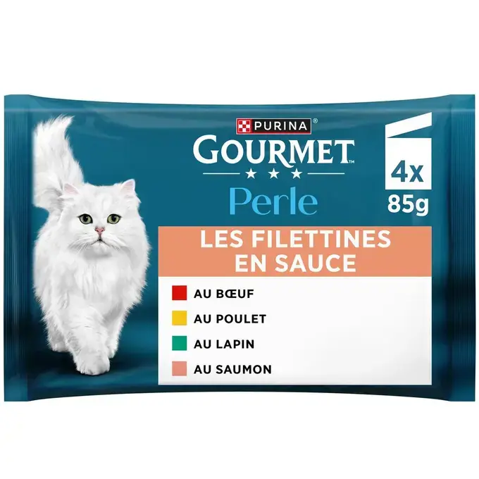 GOURMET® PERLE Les Filettines en Sauce - Sachets pour chat