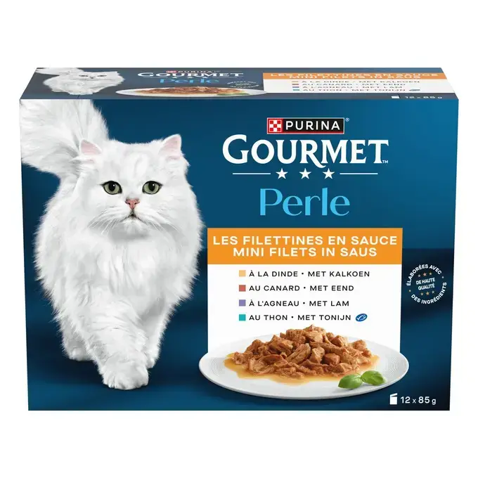 GOURMET® Perle Les Filettines en Sauce - Sachets pour chat