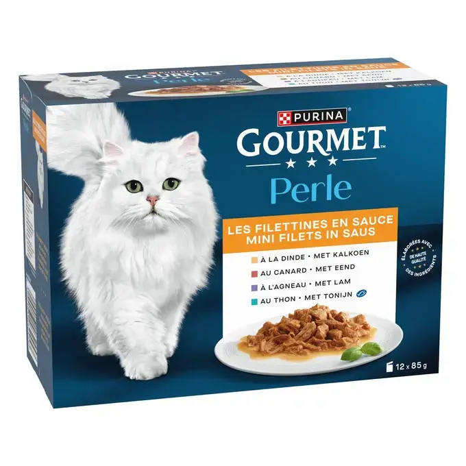 GOURMET® Perle Les Filettines en Sauce - Sachets pour chat