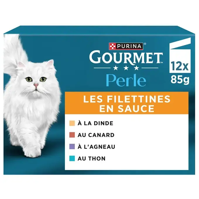 GOURMET® Perle Les Filettines en Sauce - Sachets pour chat