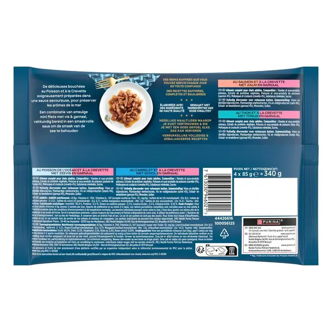 GOURMET® PERLE Les Plaisirs de la Mer - Sachets pour chat