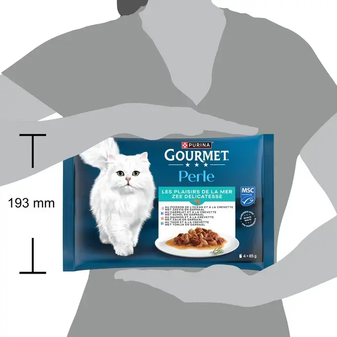 GOURMET® PERLE Les Plaisirs de la Mer - Sachets pour chat