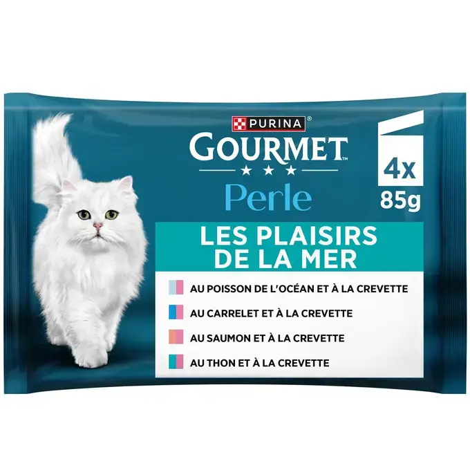 GOURMET® PERLE Les Plaisirs de la Mer - Sachets pour chat