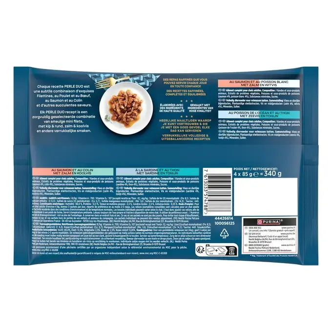 GOURMET® PERLE DUO de la Mer - Sachets pour chat