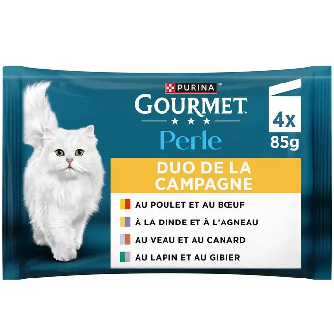 GOURMET® PERLE DUO de la Campagne - Sachets pour chat