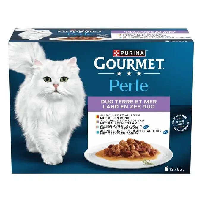 GOURMET® PERLE DUO Terre et Mer - Sachets pour chat
