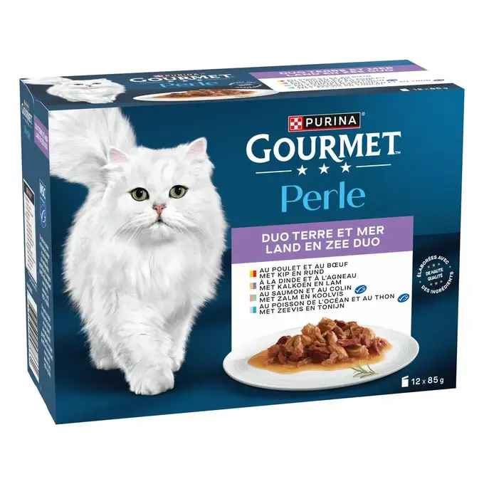 GOURMET® PERLE DUO Terre et Mer - Sachets pour chat