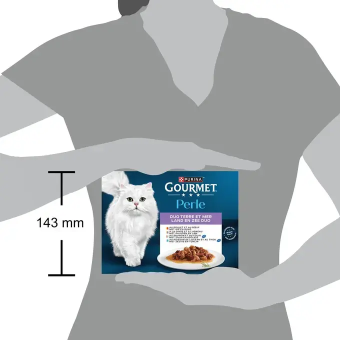 GOURMET® PERLE DUO Terre et Mer - Sachets pour chat