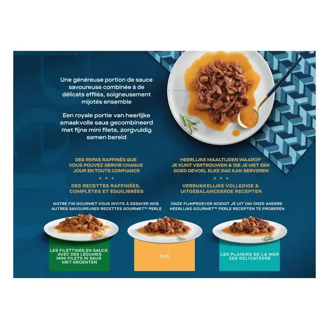 GOURMET® PERLE Régal de Sauces - Sachets pour chat