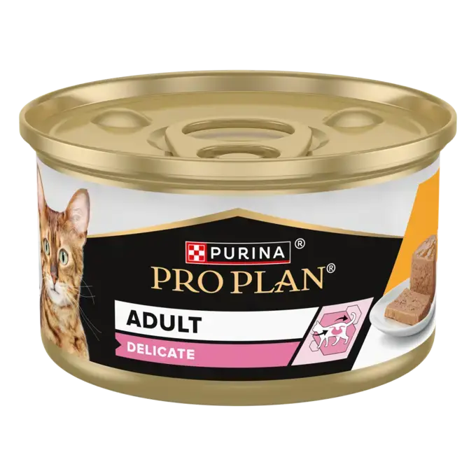 PURINA® PRO PLAN® DELICATE DIGESTION, Mousse, Riche en Poulet