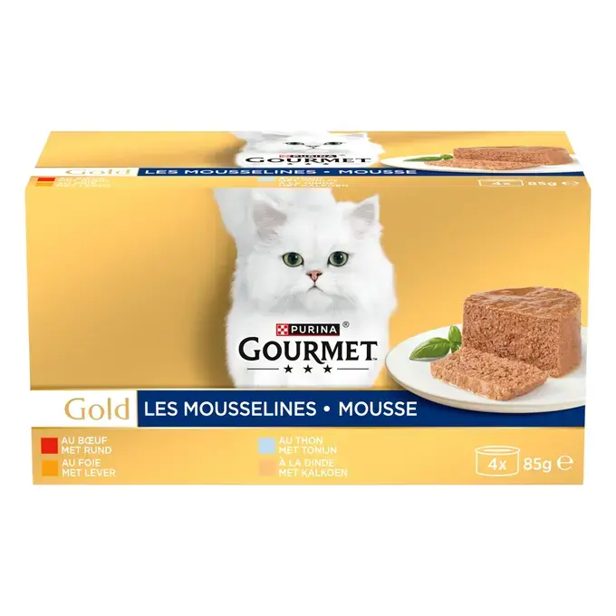 GOURMET® GOLD Les Mousselines au Thon - Boîtes pour chat