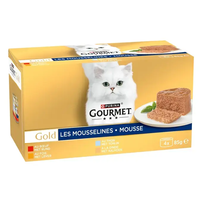 GOURMET® GOLD Les Mousselines au Thon - Boîtes pour chat