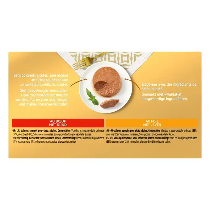 GOURMET® GOLD Les Mousselines au Thon - Boîtes pour chat