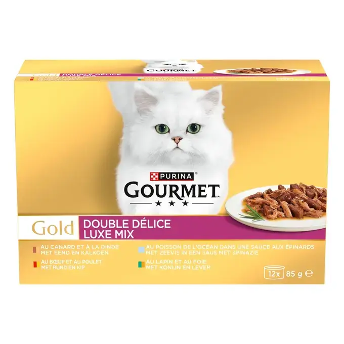 GOURMET™ GOLD Double Délice - Boîtes pour chat
