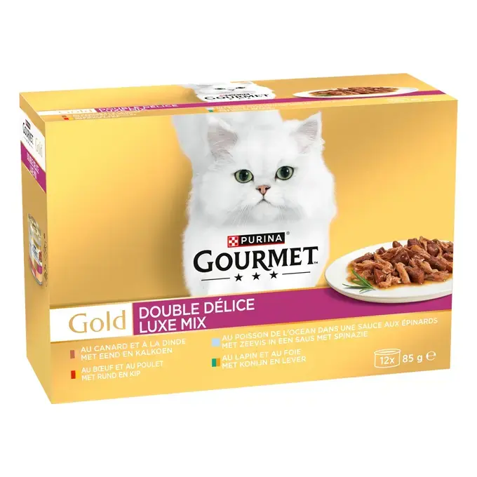 GOURMET™ GOLD Double Délice - Boîtes pour chat