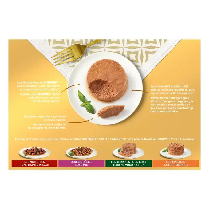 GOURMET™ GOLD Les Mousselines au Poulet - Boîtes pour chat