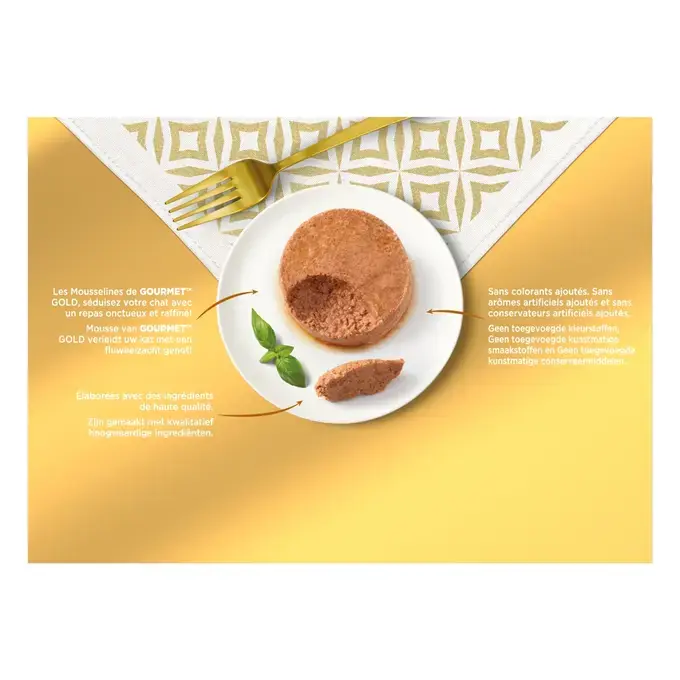 GOURMET® GOLD Les Mousselines au Lapin - Boîtes pour chat