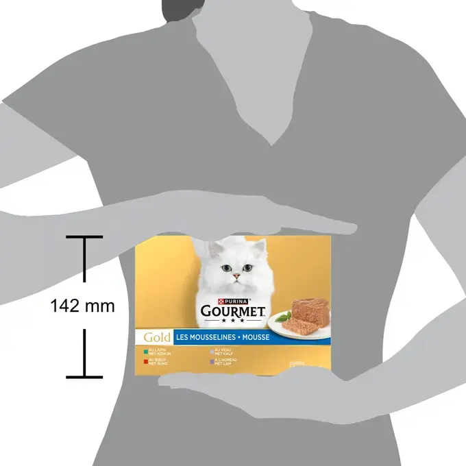 GOURMET® GOLD Les Mousselines au Lapin - Boîtes pour chat