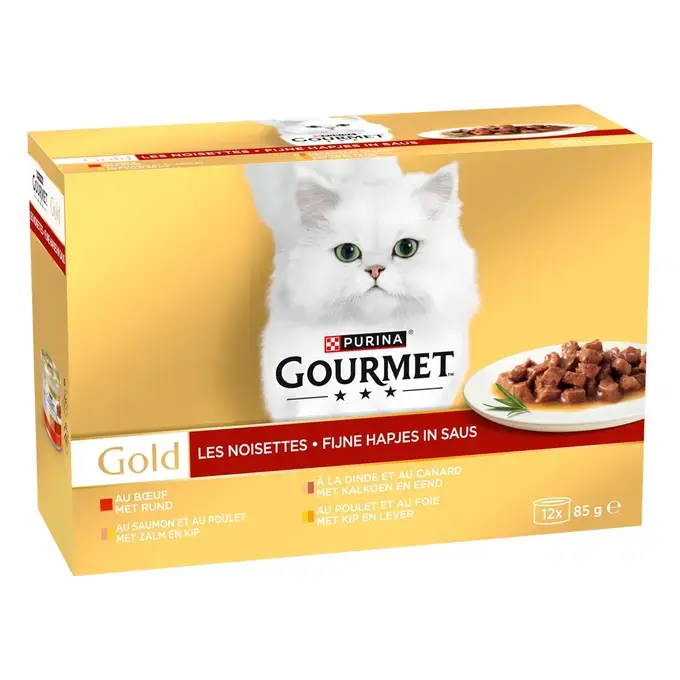 GOURMET® GOLD Les Noisettes - Boîtes pour chat