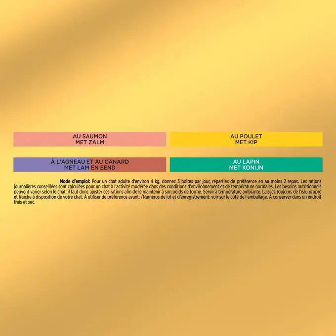 GOURMET® GOLD Les Terrines - Boîtes pour chat
