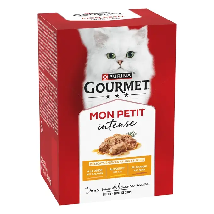 GOURMET® Mon Petit Intense Sélection à la Volaille (Dinde, Canard et Poulet)