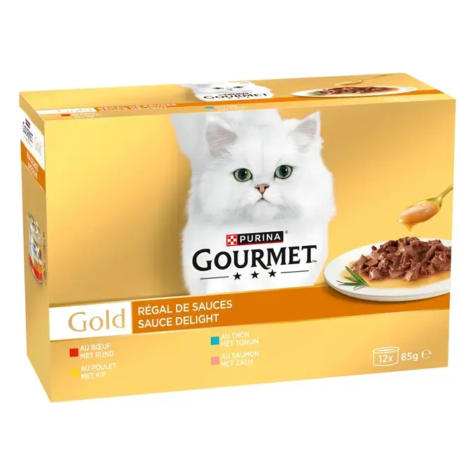 GOURMET® GOLD Régal de Sauces - Boites pour chat