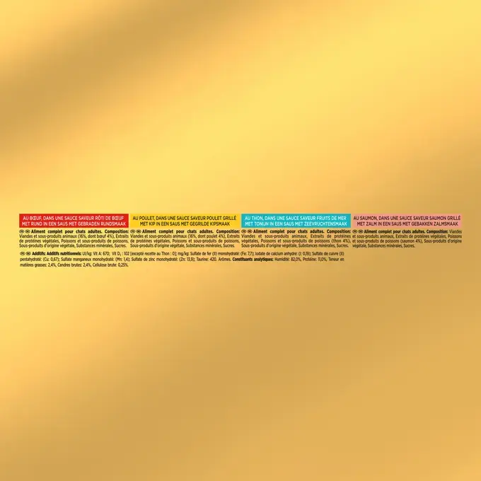 GOURMET® GOLD Régal de Sauces - Boites pour chat