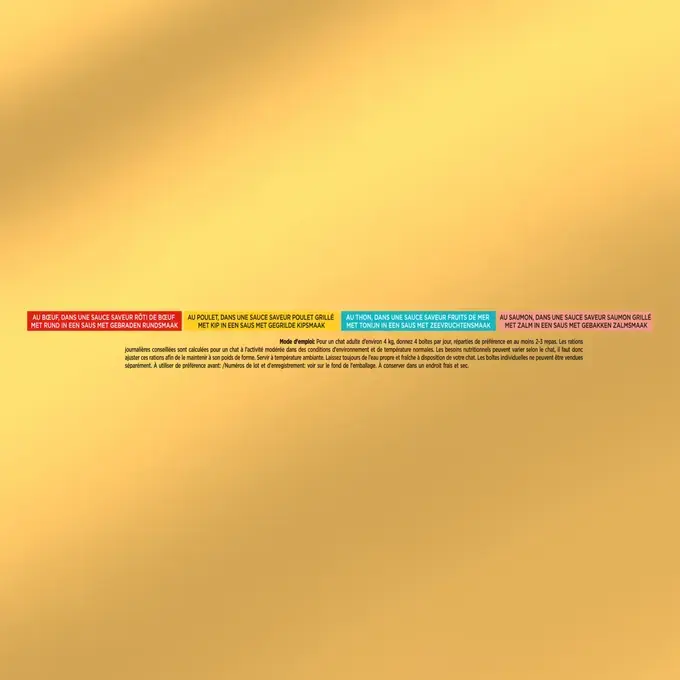 GOURMET® GOLD Régal de Sauces - Boites pour chat