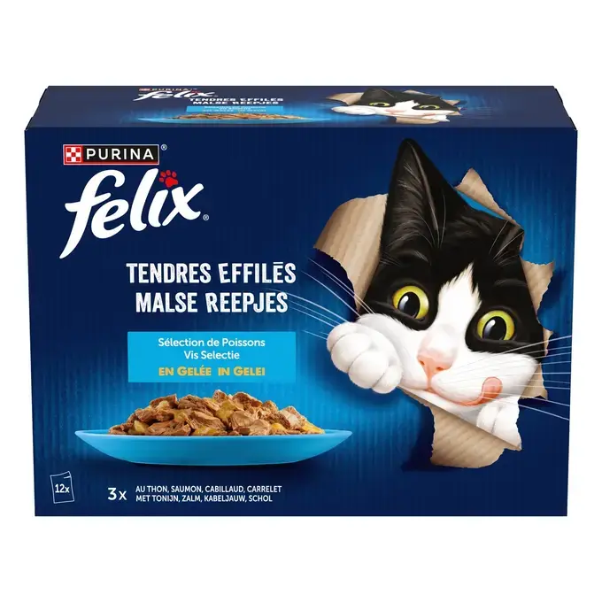 FELIX Tendres Effilés Sélection de Poissons