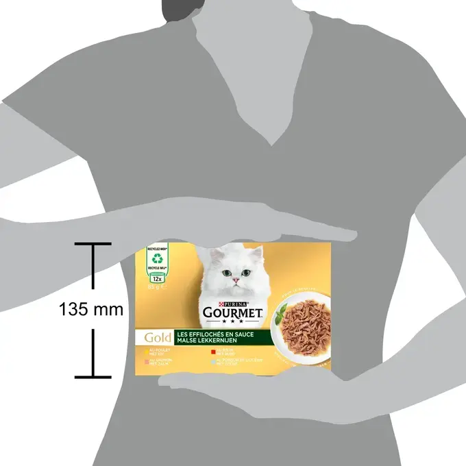 GOURMET® GOLD Les Effilochés - Boîtes pour chat