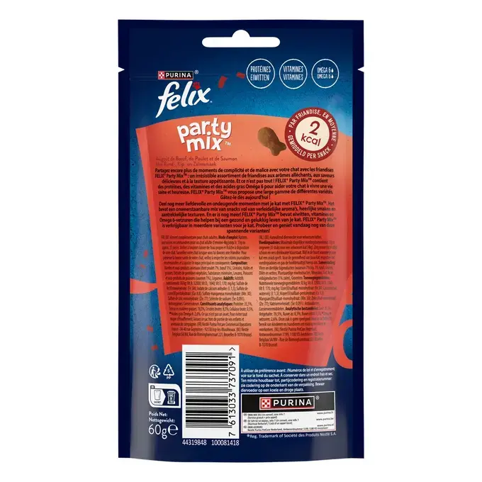 FELIX® Party Mix™ Saveur Grillade - Friandises pour Chat