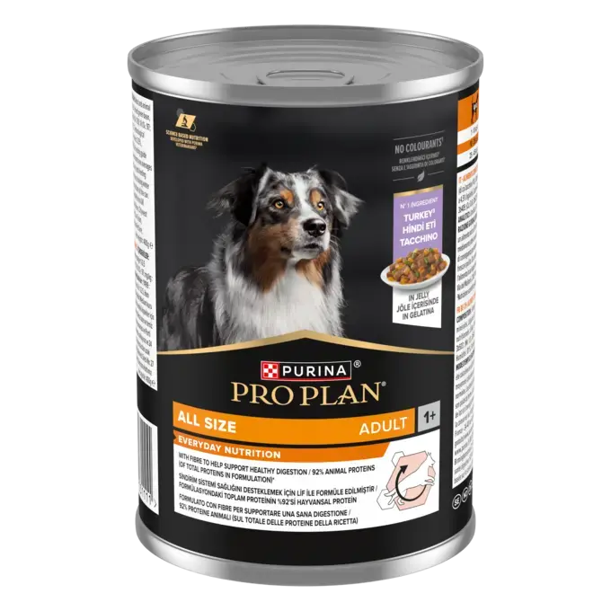 PURINA® PRO PLAN® All size Adulte Riche en Dinde en Gelée