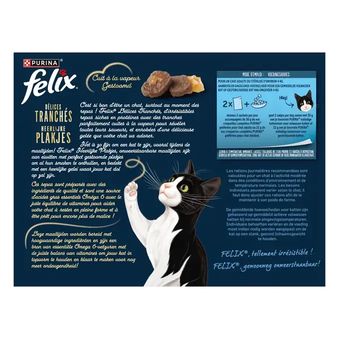 FELIX® Délices tranchés pour chat Sélection de la Campagne 