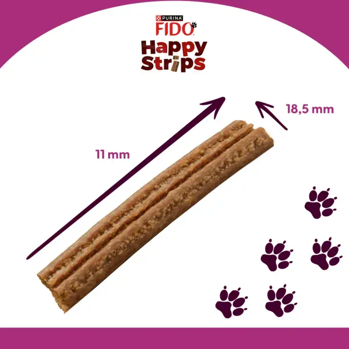 FIDO ® Happy Strips 120g – Friandise pour chien