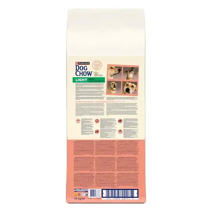 DOG CHOW® Light Adult (1 an et +) - Croquettes pour chien en surpoids à la Dinde