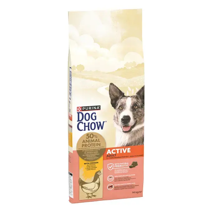 DOG CHOW® Active Adult (1 an et + ) - Croquettes pour chien au Poulet