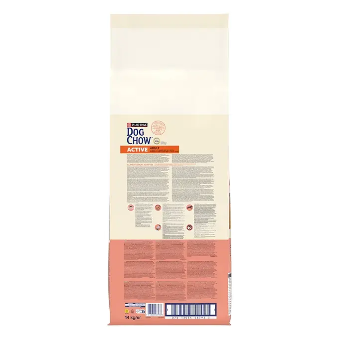 DOG CHOW® Active Adult (1 an et + ) - Croquettes pour chien au Poulet