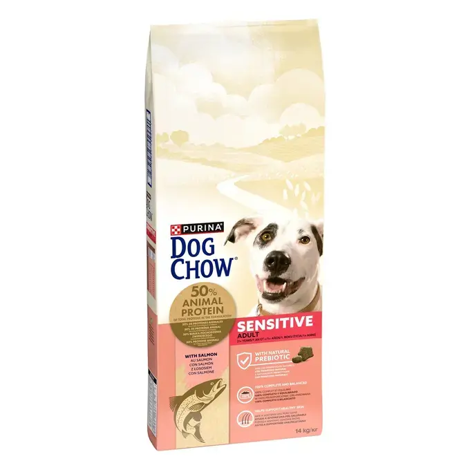 PURINA® DOG CHOW® – Croquettes pour chiens adultes riches en Saumon