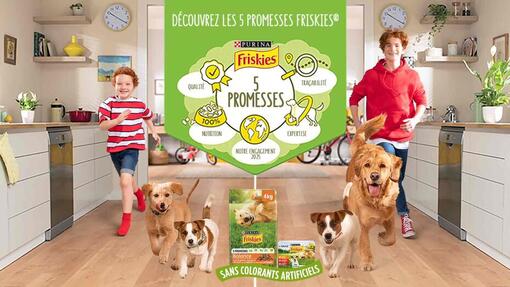 Les 5 promesses de Friskies chien