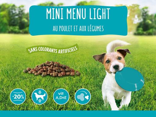 FRISKIES® MINI LIGHT pour petits chiens adultes​