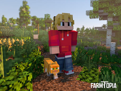 Farmtopia with Friskies cat