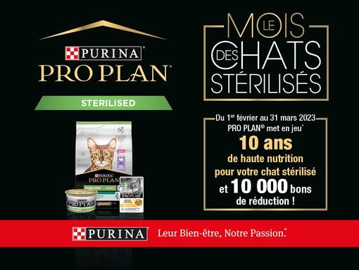 PRO PLAN® célèbre le Mois des Chat Stérilisés
